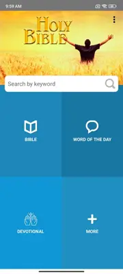 Holy Bible android App screenshot 0