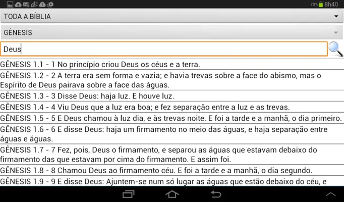 Holy Bible android App screenshot 7
